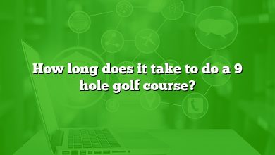 How long does it take to do a 9 hole golf course?