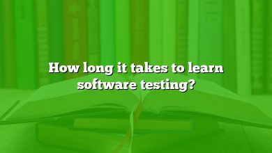 How long it takes to learn software testing?