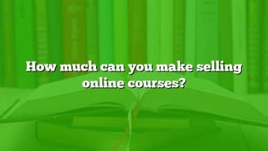 How much can you make selling online courses?