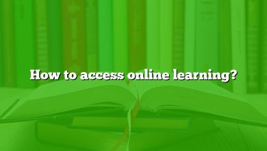 How to access online learning?