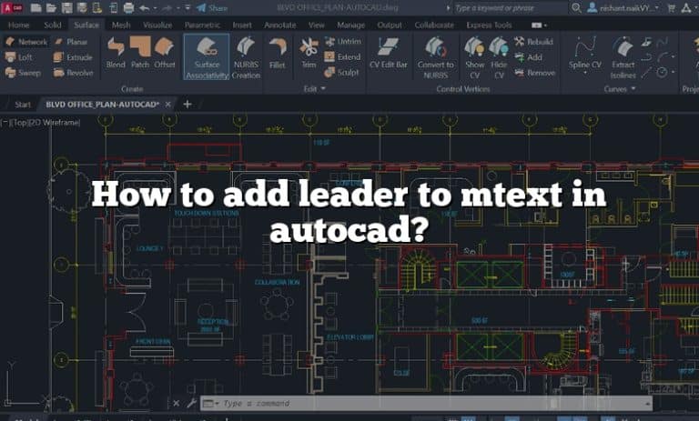 how-to-add-leader-to-mtext-in-autocad