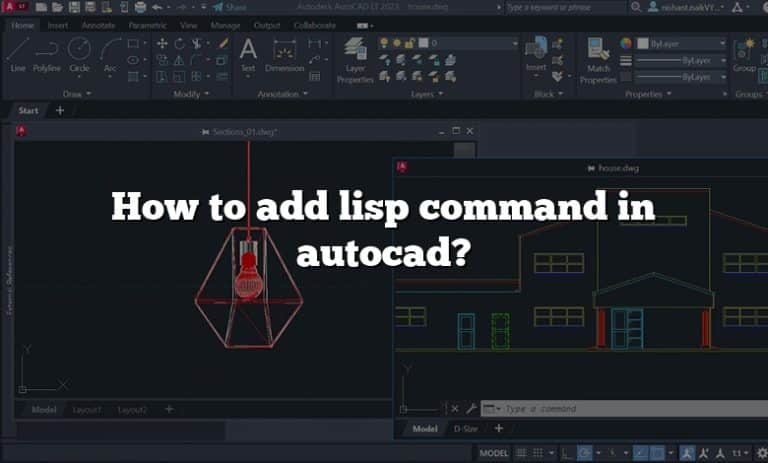 How To Add Lisp Command In Autocad?