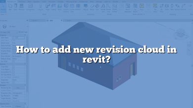 How to add new revision cloud in revit?