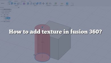 How to add texture in fusion 360?