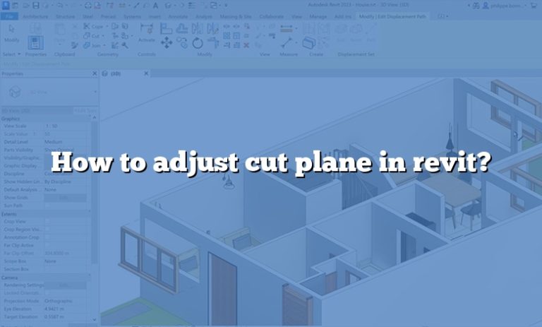 revit 3d view cut plane