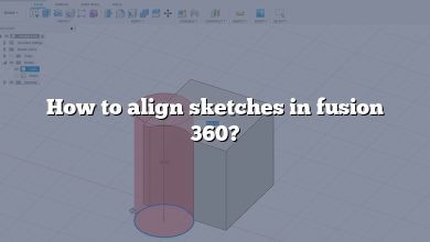 How to align sketches in fusion 360?