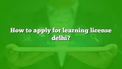 How to apply for learning license delhi?