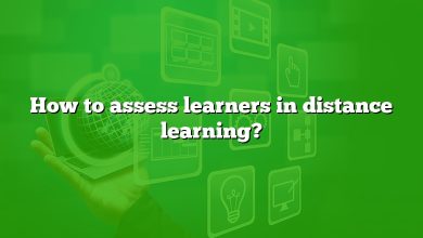 How to assess learners in distance learning?