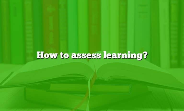 how-to-assess-learning