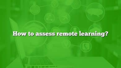 How to assess remote learning?