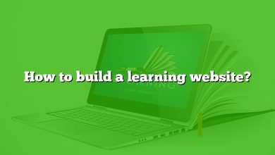 How to build a learning website?