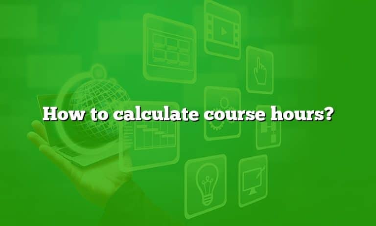 How To Calculate Course Hours 768x463 