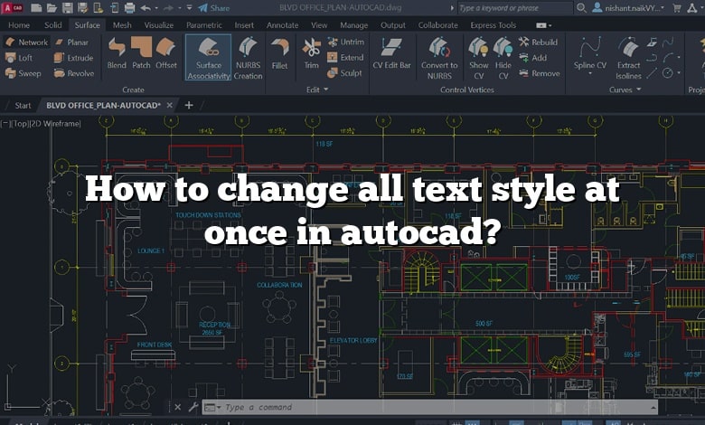 how-to-change-all-text-style-at-once-in-autocad-answer-2022