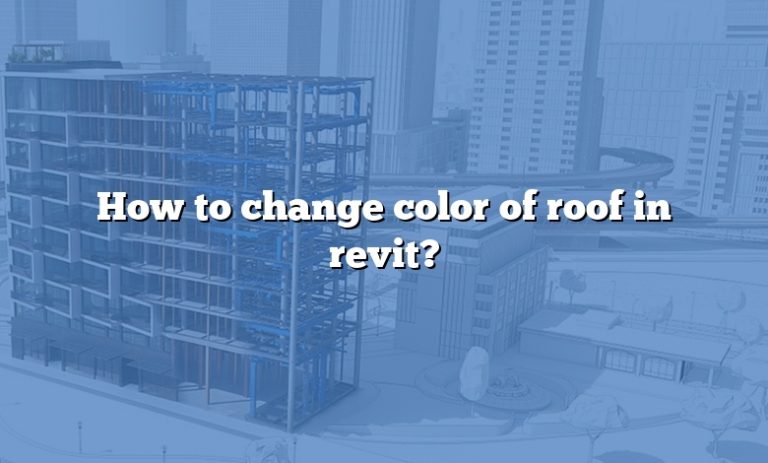 how-to-change-color-of-roof-in-revit