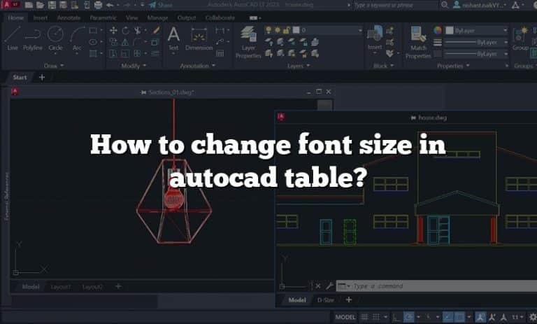 How To Change Font Size In Autocad 2019