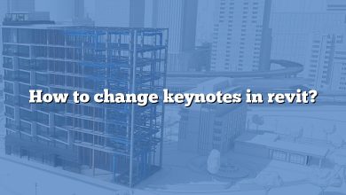 How to change keynotes in revit?