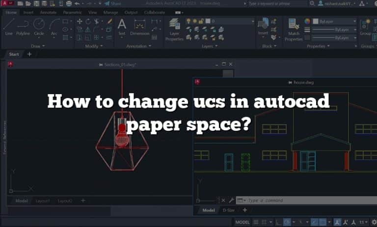 how-to-change-ucs-in-autocad-paper-space