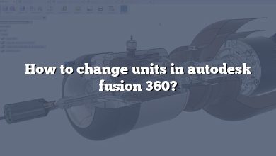 How to change units in autodesk fusion 360?