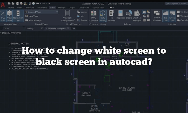 how-to-change-white-screen-to-black-screen-in-autocad