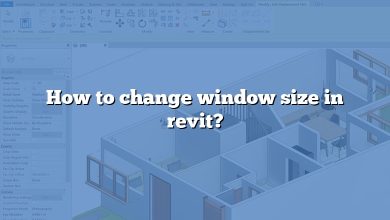 How to change window size in revit?