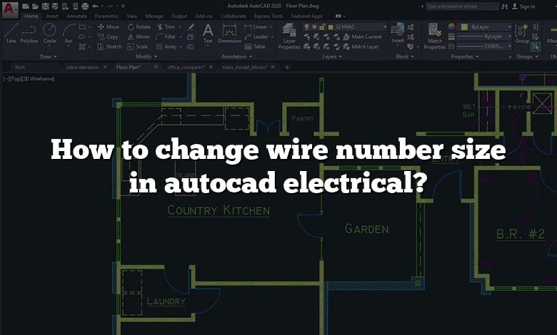 how-to-change-wire-number-size-in-autocad-electrical