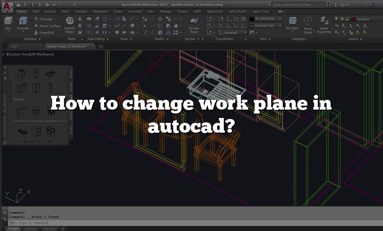 How to change work plane in autocad?