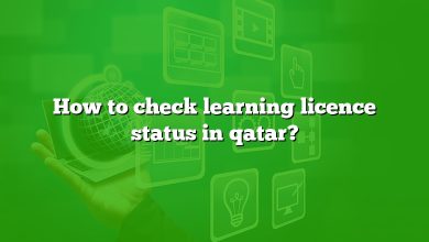 How to check learning licence status in qatar?