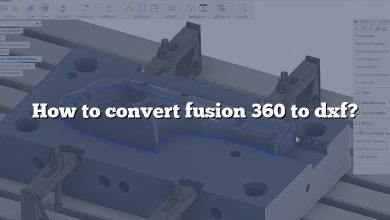 How to convert fusion 360 to dxf?