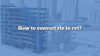How to convert rte to rvt?
