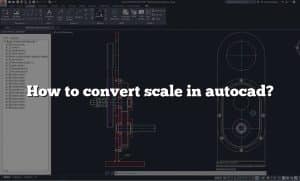 How to convert scale in autocad?