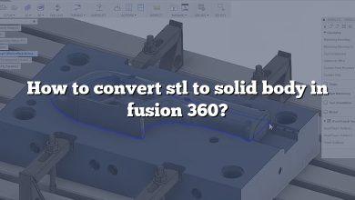 How to convert stl to solid body in fusion 360?