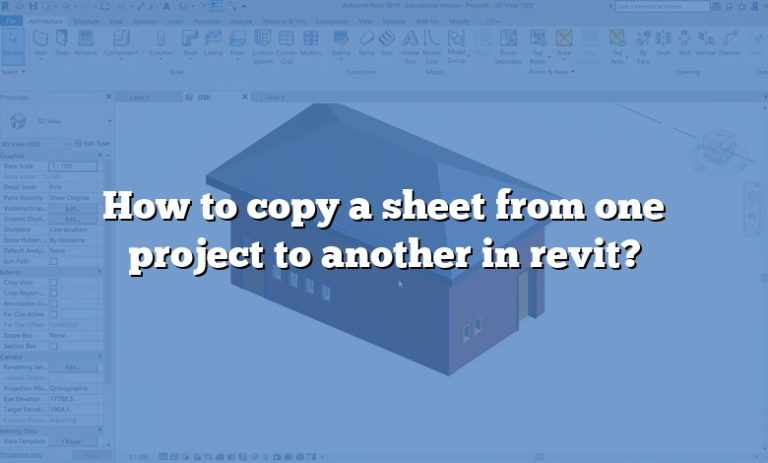 how-to-copy-a-sheet-from-one-project-to-another-in-revit-answer-2022