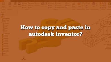 How to copy and paste in autodesk inventor?