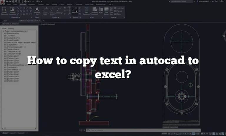 copy text from excel to autocad