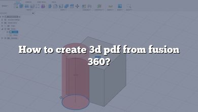 How to create 3d pdf from fusion 360?