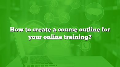 How to create a course outline for your online training?