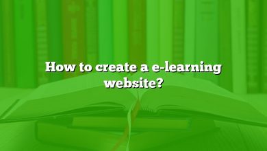 How to create a e-learning website?