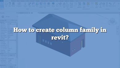 How to create column family in revit?