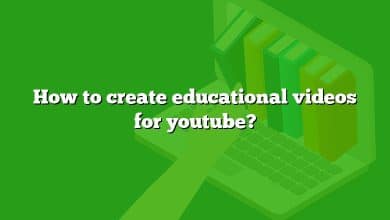 How to create educational videos for youtube?