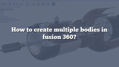 How to create multiple bodies in fusion 360?