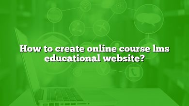 How to create online course lms educational website?