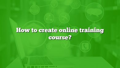 How to create online training course?