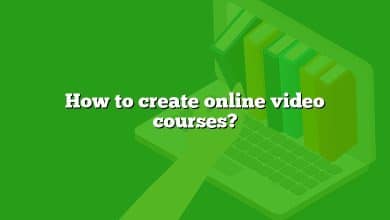 How to create online video courses?