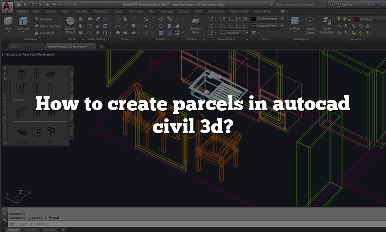 How to create parcels in autocad civil 3d?