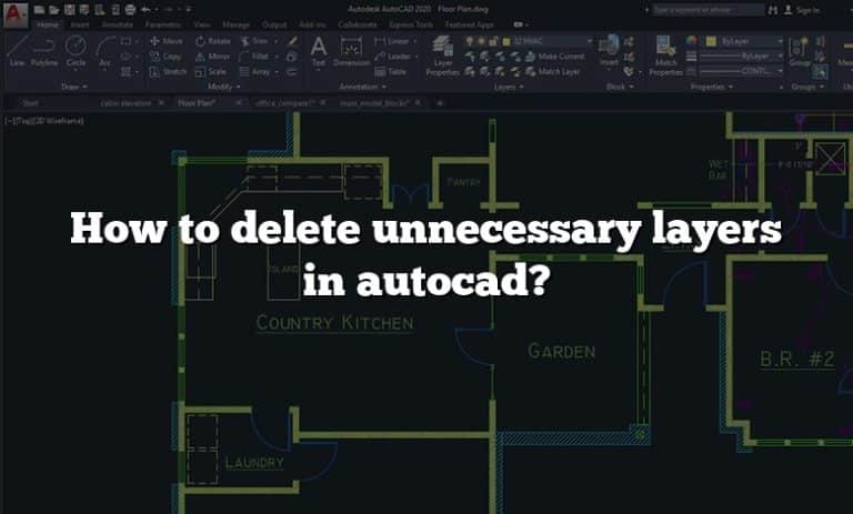 How To Delete Unnecessary Layers In Autocad?