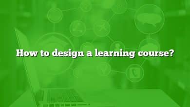 How to design a learning course?