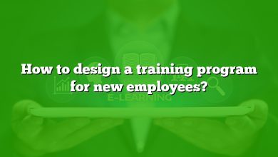 How to design a training program for new employees?