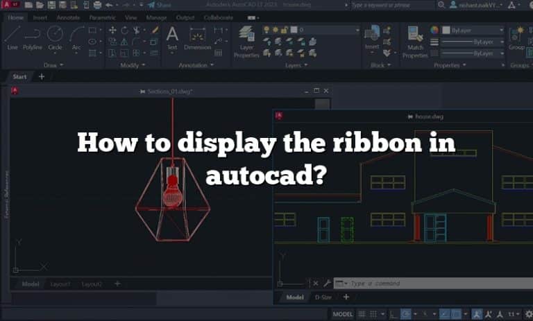 how-to-display-the-ribbon-in-autocad