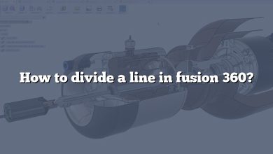 How to divide a line in fusion 360?