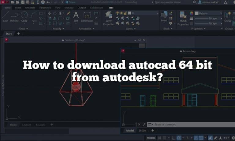 How to download autocad 64 bit from autodesk?